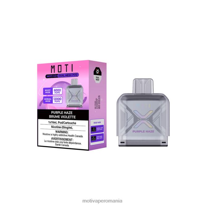 MOTI Go Pro pastă de unică folosință ceață violet NVLL94 MOTI Vape Disposable