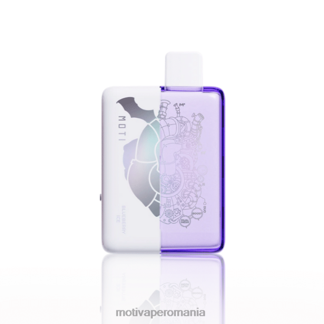 MOTI Duo 9000 de vaporizatori de unică folosință (5%, 9000 pufuri) gheata de afine NVLL68 MOTI Vape Price