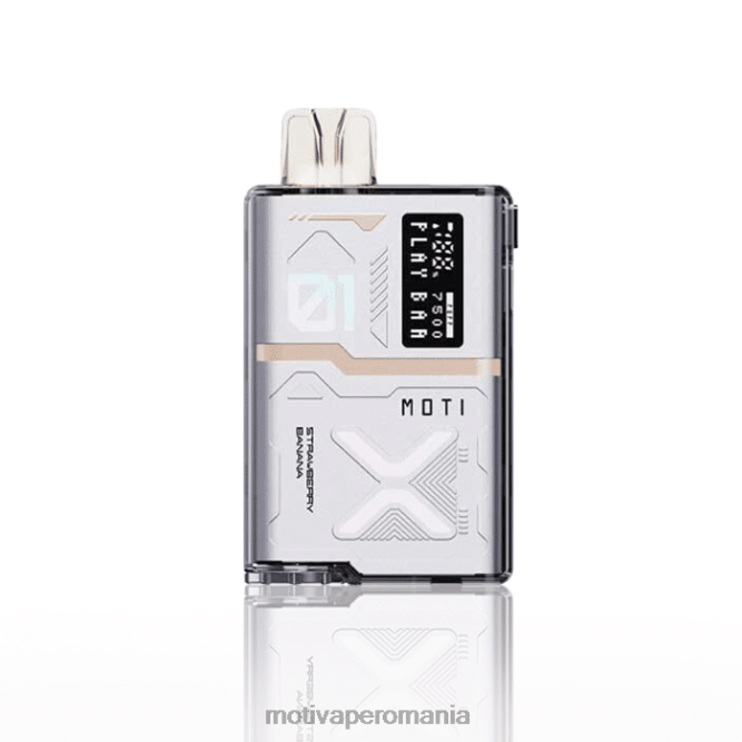 MOTI Play Bar 7500 de vaporizare de unică folosință (5%, 7500 pufuri) banană căpșuni NVLL55 MOTI Vape Pod Romania