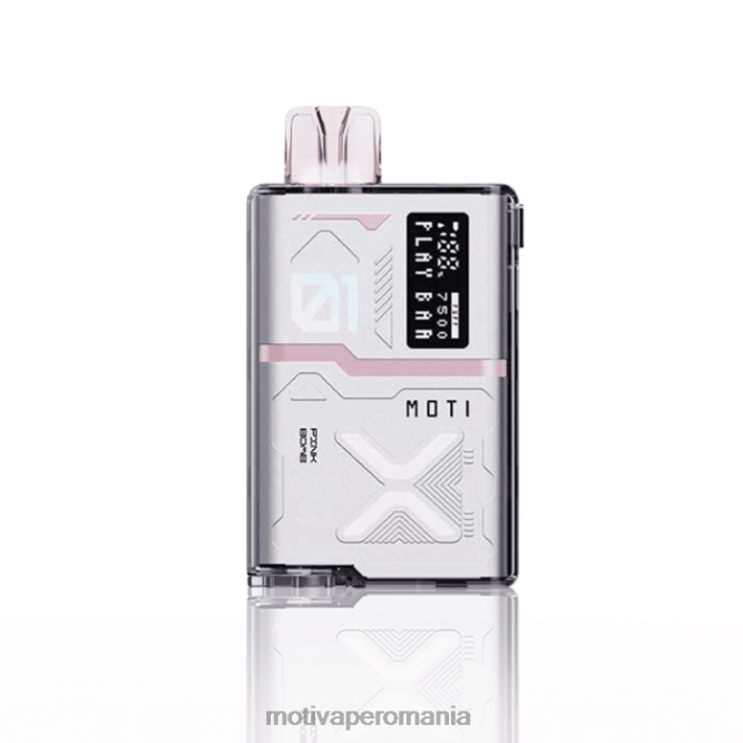 MOTI Play Bar 7500 de vaporizare de unică folosință (5%, 7500 pufuri) bombă roz NVLL58 MOTI Vape Price