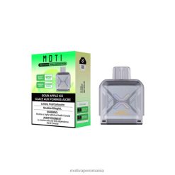 MOTI Go Pro pastă de unică folosință gheață de mere acru NVLL88 MOTI Vape Price